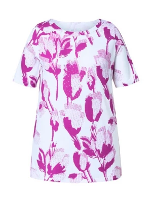 Foto van product Ulla Popken Shirt orchidee / wit