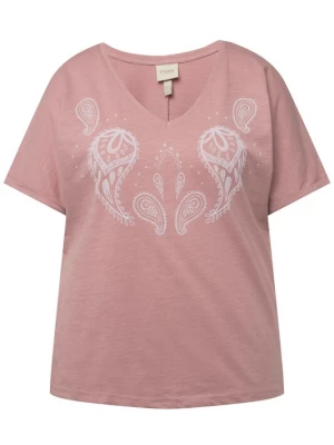 Foto van product Ulla Popken Shirt oudroze / wit