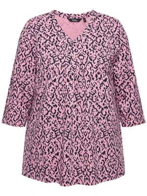 Foto van product Ulla Popken Shirt oudroze / zwart