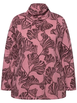 Foto van product Ulla Popken Shirt oudroze / zwart