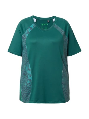 Foto van product Ulla Popken Shirt pastelblauw / donkergroen