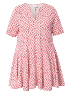 Foto van product Ulla Popken Shirt pastelblauw / rosa / wit