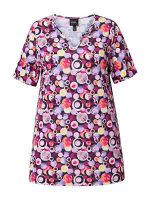 Foto van product Ulla Popken Shirt pastelgroen / lavendel / bessen / zwart