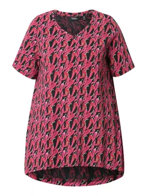 Foto van product Ulla Popken Shirt pastelrood / zwart