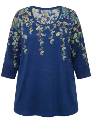 Foto van product Ulla Popken Shirt petrol / gemengde kleuren