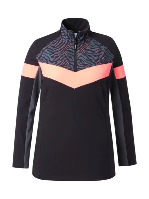 Foto van product Ulla Popken Shirt petrol / lichtroze / zwart