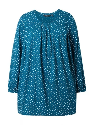 Foto van product Ulla Popken Shirt petrol / wit