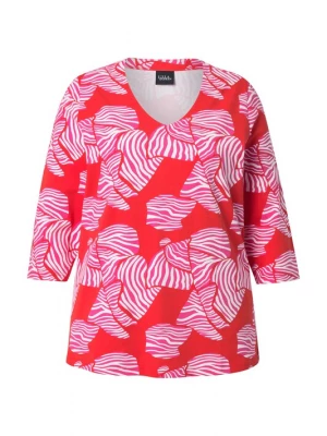 Foto van product Ulla Popken Shirt pink / rood / wit