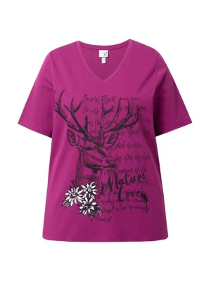 Foto van product Ulla Popken Shirt pink / zwart