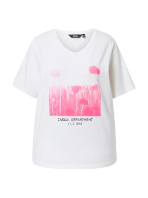 Foto van product Ulla Popken Shirt pink / zwart / offwhite