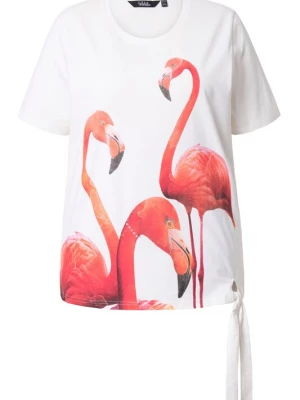 Foto van product Ulla Popken Shirt pink / zwart / offwhite