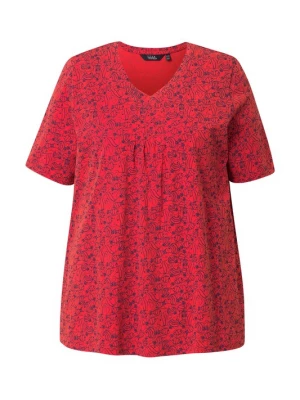 Foto van product Ulla Popken Shirt robijnrood / zwart