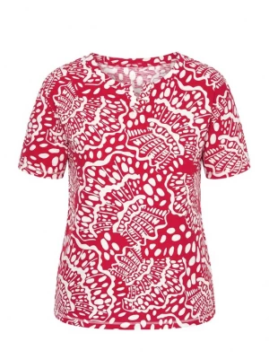 Foto van product Ulla Popken Shirt rood / wit
