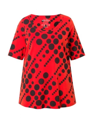 Foto van product Ulla Popken Shirt rood / zwart