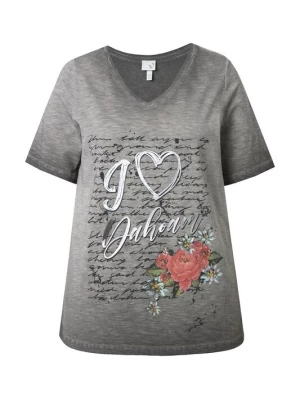 Foto van product Ulla Popken Shirt rood / zwart gemêleerd