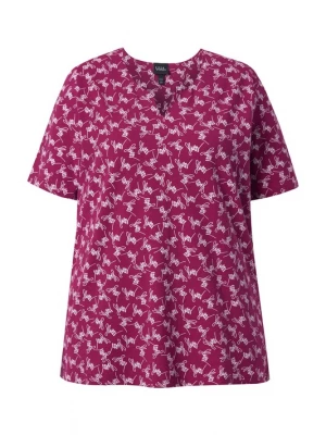 Foto van product Ulla Popken Shirt roodviolet / wit