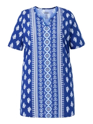 Foto van product Ulla Popken Shirt royal blue / koningsblauw