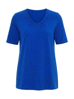 Foto van product Ulla Popken Shirt royal blue / koningsblauw