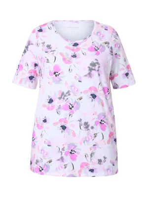 Foto van product Ulla Popken Shirt smaragd / lila / pink / wit