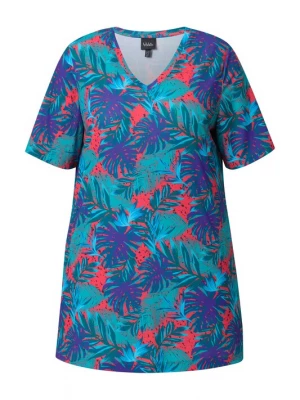 Foto van product Ulla Popken Shirt turquoise / hemelsblauw / donkergroen / rood