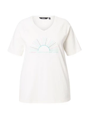 Foto van product Ulla Popken Shirt turquoise / lichtgroen / pink / offwhite