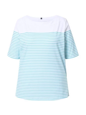 Foto van product Ulla Popken Shirt turquoise / wit