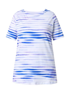 Foto van product Ulla Popken Shirt violetblauw / wit gemêleerd