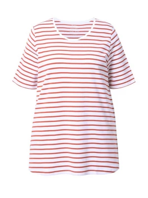 Foto van product Ulla Popken Shirt vuurrood / wit