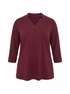 Foto van product Ulla Popken Shirt wijnrood