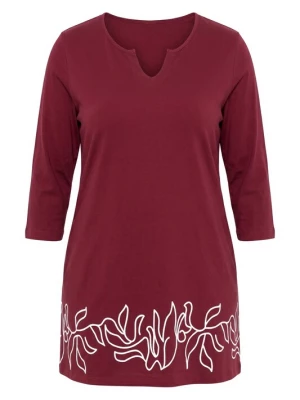 Foto van product Ulla Popken Shirt wijnrood / donkerrood