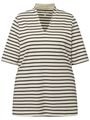 Foto van product Ulla Popken Shirt zwart / offwhite