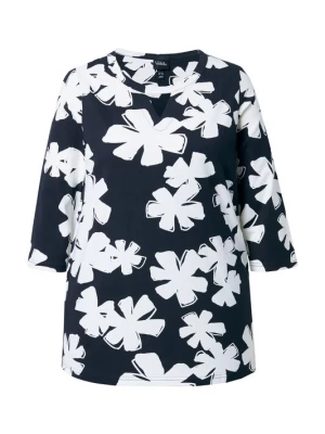 Foto van product Ulla Popken Shirt zwart / offwhite