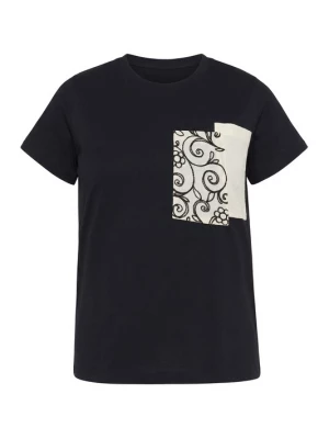 Foto van product Ulla Popken Shirt zwart / offwhite