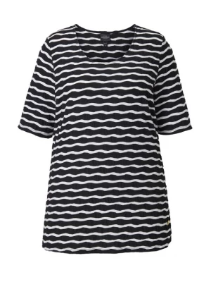 Foto van product Ulla Popken Shirt zwart / wit