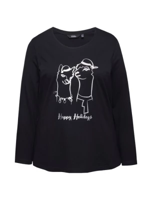 Foto van product Ulla Popken Shirt zwart / wit