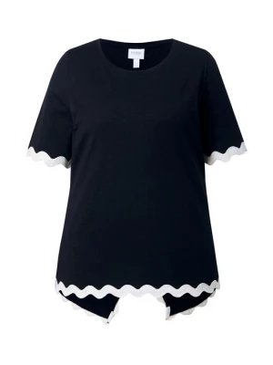 Foto van product Ulla Popken Shirt zwart / wit