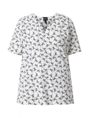 Foto van product Ulla Popken Shirt zwart / wit