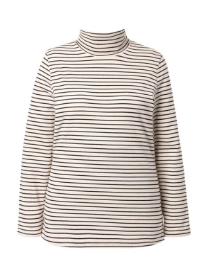Foto van product Ulla Popken Shirt zwart / wolwit
