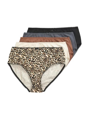 Foto van product Ulla Popken Slip crème / bruin / donkergrijs / zwart