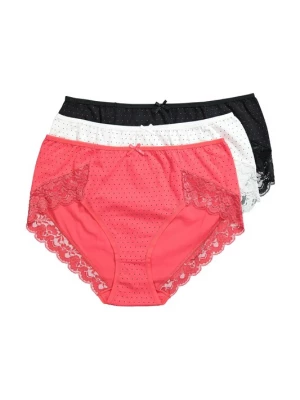 Foto van product Ulla Popken Slip fuchsia / zwart / wit