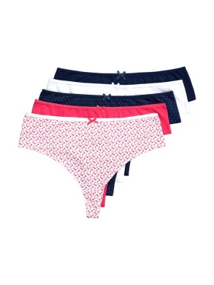 Foto van product Ulla Popken Slip nachtblauw / watermeloen rood / wit