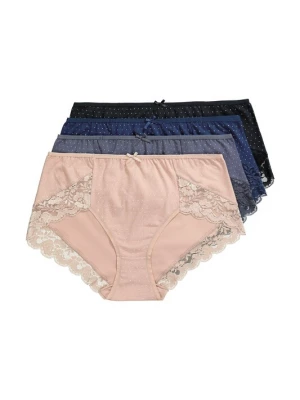 Foto van product Ulla Popken Slip navy / duifblauw / poederroze / zwart