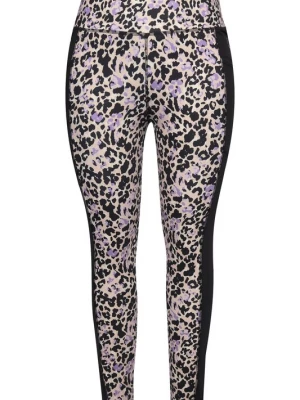 Foto van product Ulla Popken Sportbroek beige / lila / zwart
