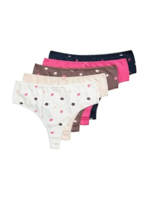 Foto van product Ulla Popken String crème / bruin / pink / zwart / wit