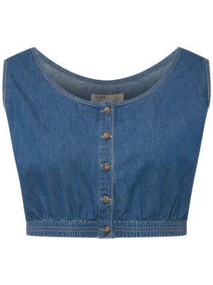 Foto van product Ulla Popken Top blauw denim
