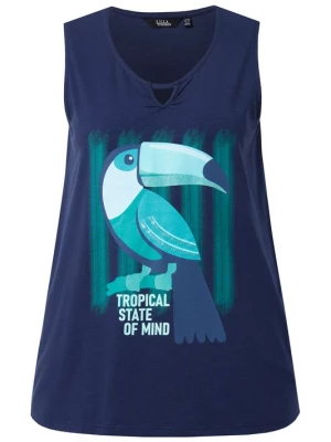 Foto van product Ulla Popken Top blauw / donkerblauw