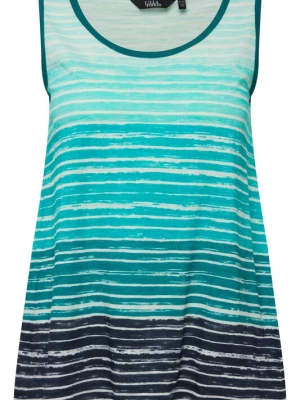 Foto van product Ulla Popken Top marine / aqua / cyaan blauw / mintgroen