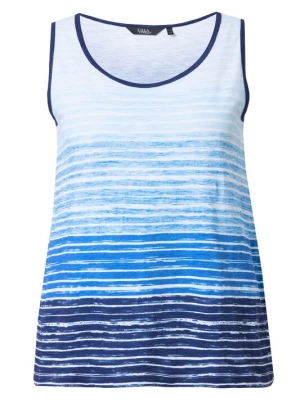 Foto van product Ulla Popken Top ultramarine blauw / lichtblauw / petrol