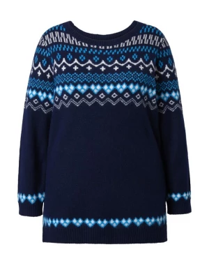 Foto van product Ulla Popken Trui blauw gemêleerd