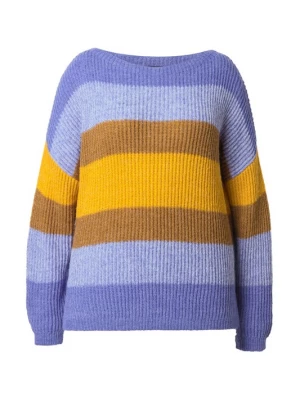 Foto van product Ulla Popken Trui blauw / lichtblauw / bruin / geel